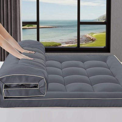 3 Inch Full Mattress Topper, Extra Thick Pillow Top, Soft Mattress Pad