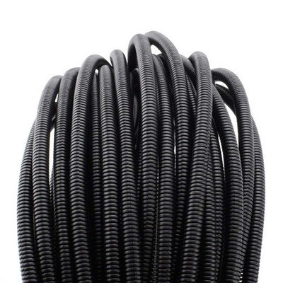 50 FT 1/4  Wire Loom Split Tubing Auto Wire Conduit Flexible Cover | High Tem...