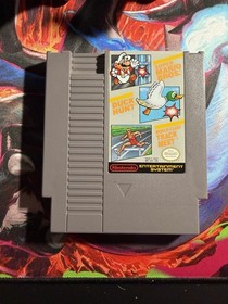 NES Nintendo Cartridge Super Mario Bros./Duck Hunt/World Class Track Meet 