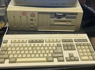Pentium 100 Retro Vintage PC Computer Windows 95 DOS ISA dual Floppy 5 1/4