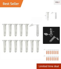 Clear Graduated 2ml Centrifuge Tubes - 200 Units for Accurate Sample Storage