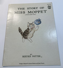 Beatrix Potter THE STORY OF MISS MOPPET Cross Stitch Pattern Green Apple 548
