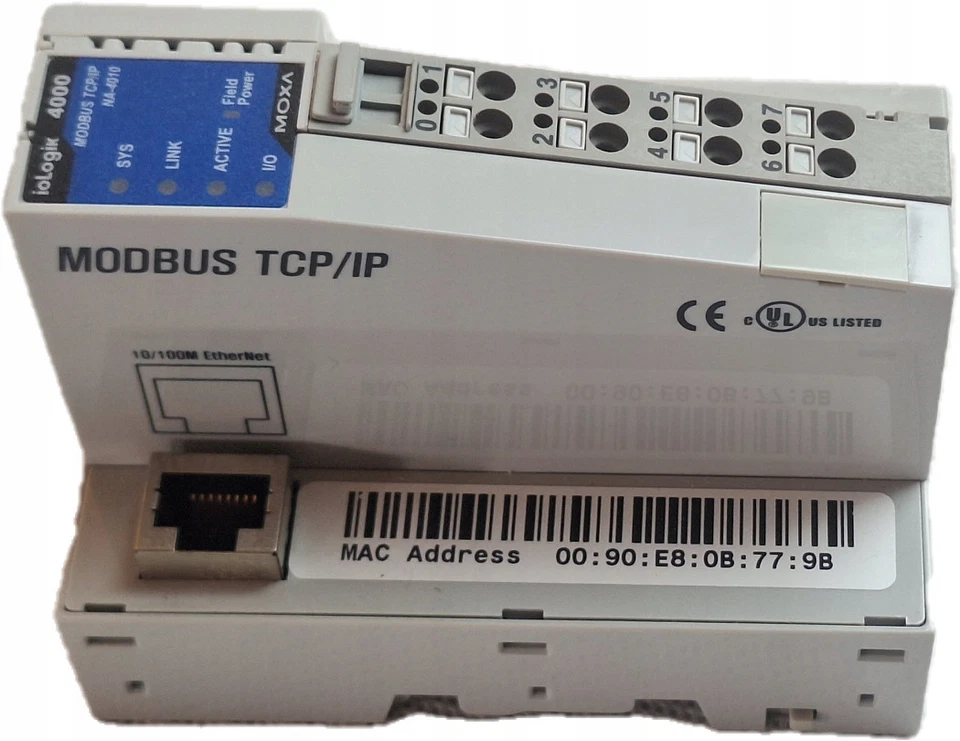 Moxa NA-4010 Ethernet Network Adapter – Modbus TCP, 10/100 Mbps​ - Image 3 of 4