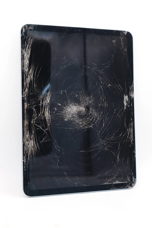 Apple iPad Air 4.Gen Wifi 64GB Blau A2316 DEFEKT / LCD-Schaden #1074 - Bild 1 von 4