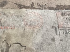 Joseph E Ward- Bredbury- 1948 hat box posted to Glandulyn Stores Abersoch