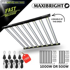 Maxibright Varidrive 500w/720w/1000w Intergrated Ballast LED Grow Light Linkable