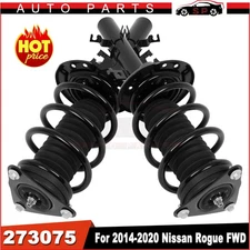 Front Complete Struts Shocks With Coil Springs For 2014-2020 Nissan Rogue FWD