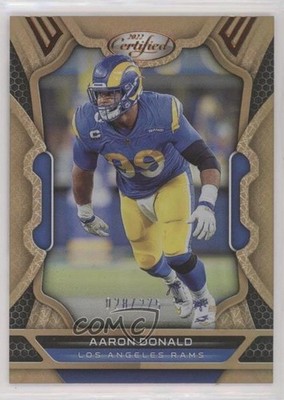 2022 Certified Mirror Bronze 28/275 Aaron Donald #56 n0c