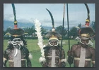 3 Dani Tribe Chiefs Nose Piercing Headdress Spear Irian Jaya Indonesia