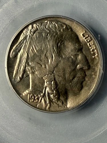 1937-S 5C Buffalo Nickel PCGS MS66 Near Perfect Type Silver Sheen Crisp Details