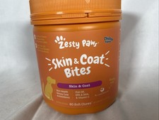 Zesty Paws Omega Bites Skin & Coat Support, Chicken Flavor - 90 Soft Chews