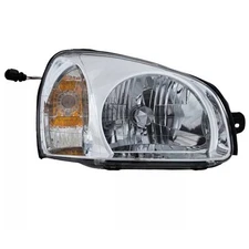 For 2003-2006 Santa Fe Front Right Headlight Amber & Clear Plastic 92102-26251 V