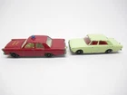 MATCHBOX LESNEY 55/59 FORD GALAXIE FIRE CHIEF #45 FORD CORSAIR LOT