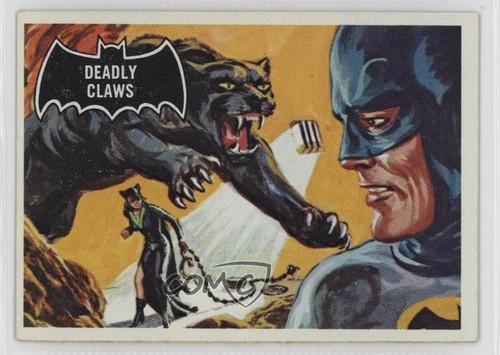 1966 Topps Batman Black Bat #34 Deadly Claws — Raw