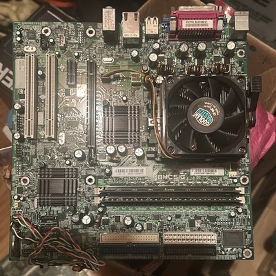 D33007 K8MC51G 53-80534-13 5731274705 asus socket 754 amd motherboard cpu + hea