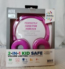 altec lansing 2-in-1 kid safe headphones
