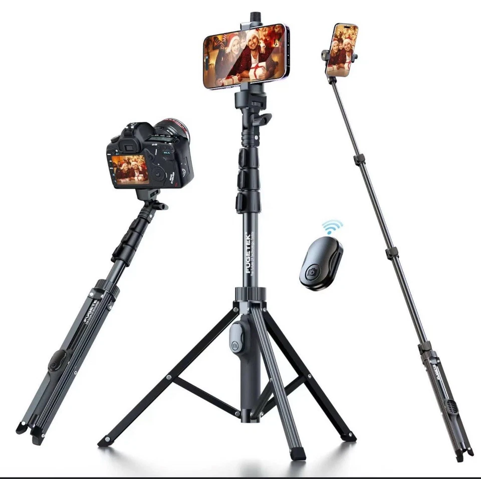 Fugetek FT-569 Portable Aluminium Bluetooth Remote Selfie Stick and Tripod - Image 3 of 3