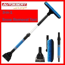 XUKEY Ice Scraper and Snow Brush for Car Windshield, 26" Removable Snow Removal