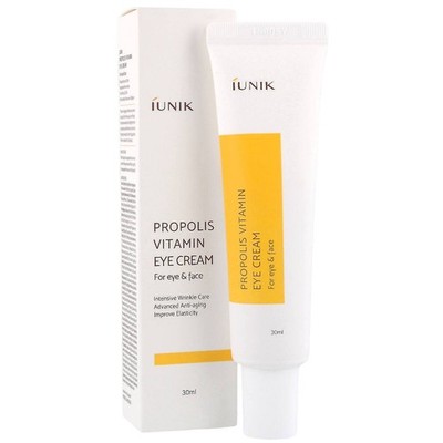 iUNIK Propolis Vitamin Eye Cream, 30 ml - Wielofunkcyjny krem pod oczy