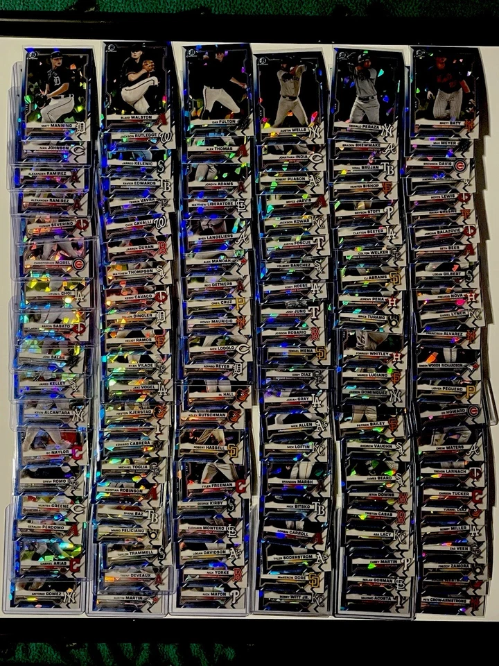 *ENORME LOTE DE 129 CARTAS* 2021 Bowman Chrome Sapphire - SEM DUPS - PSA 10 Blaze Jordan - Imagem 2 de 4