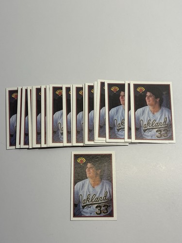 (28) 1989 Bowman JOSE CANSECO #201 Gradeable Factory Set Fresh Lot - Picture 1 of 3