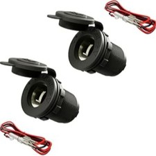 12V Female Cigarette Lighter Socket Cigarette Lighter to Outlet -YM1084-2PCS