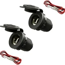 12V Female Cigarette Lighter Socket Cigarette Lighter to Outlet -YM1084-2PCS