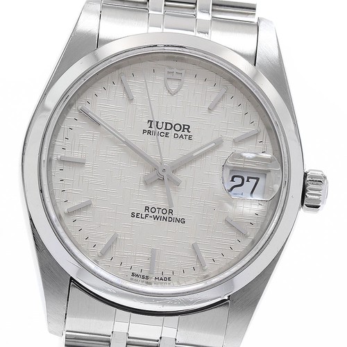 TUDOR Prince Date 74000N Silver Dial Automatic Men's Watch_932004
