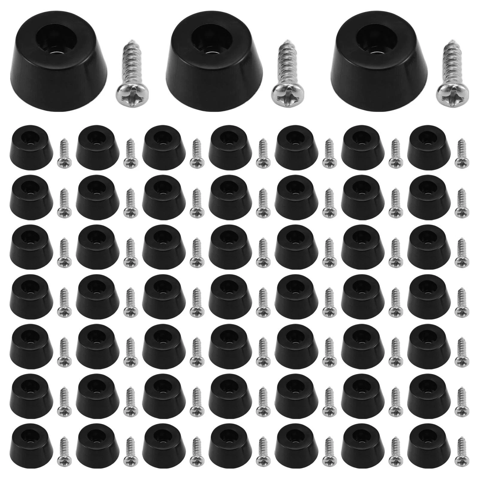52PCS Rubber Feet for Cutting Board (031x059Inch) Scratch rubber cutting