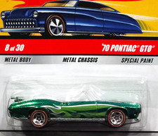 Hot Wheels 70 1970 Pontiac Gto Convertible Classics Car 8 Of 30 Series 5 Green Hot Wheels 70 1970 Pontiac Gto Convertible Classics Car 8 Of 30 Series 5 Green