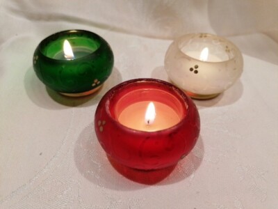 3 Stück Partylite Teelichthalter Festive Flair P 9115   OVP 
