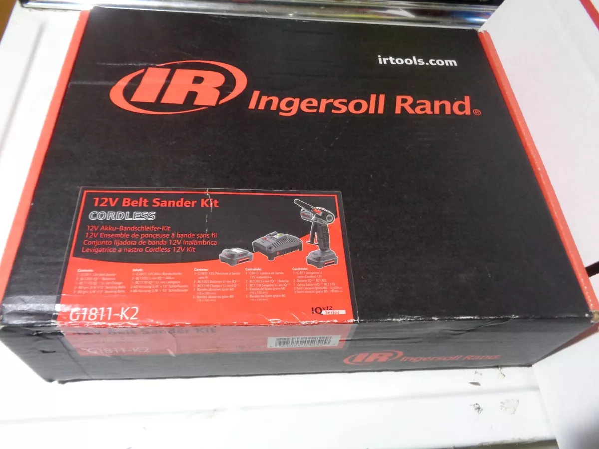 INGERSOLL RAND G1811-K2 12V Belt Sander Kit eBay