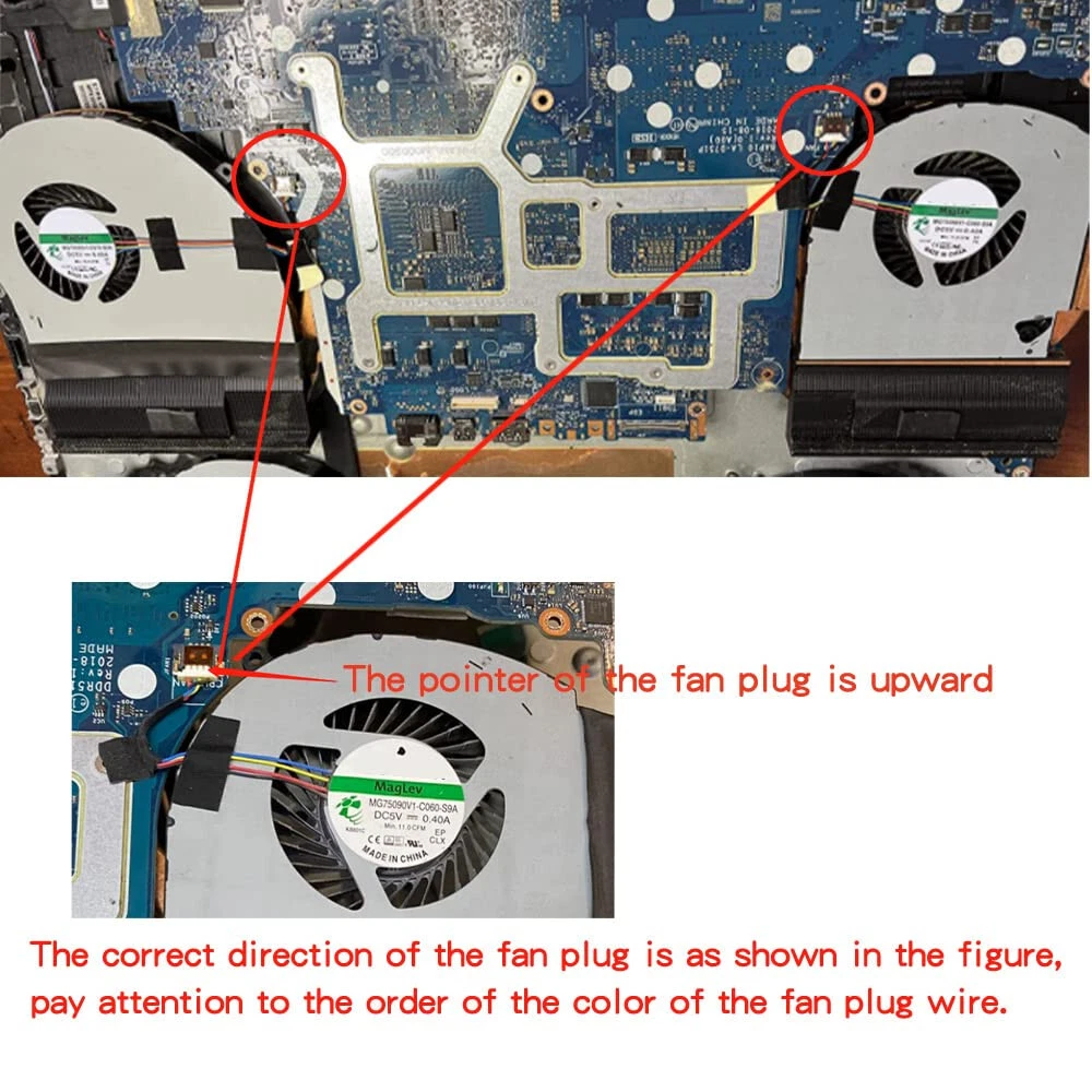 New CPU and GPU Cooling Fan For Dell Alienware 17 R4 R5 P31E 