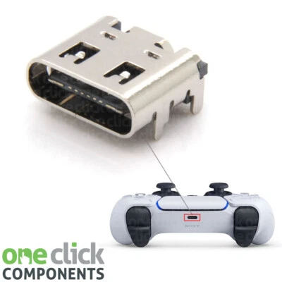 ONE CLICK COMPONENTS For PlayStation 5 PS5 Controller USB Type C Charging Port Socket BULK DISCOUNT