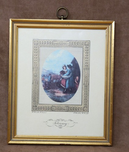 Antique F. Bartolozzi W. Hamilton Engraving 18th Century Print Framed Set Of 4 - Picture 7 of 12