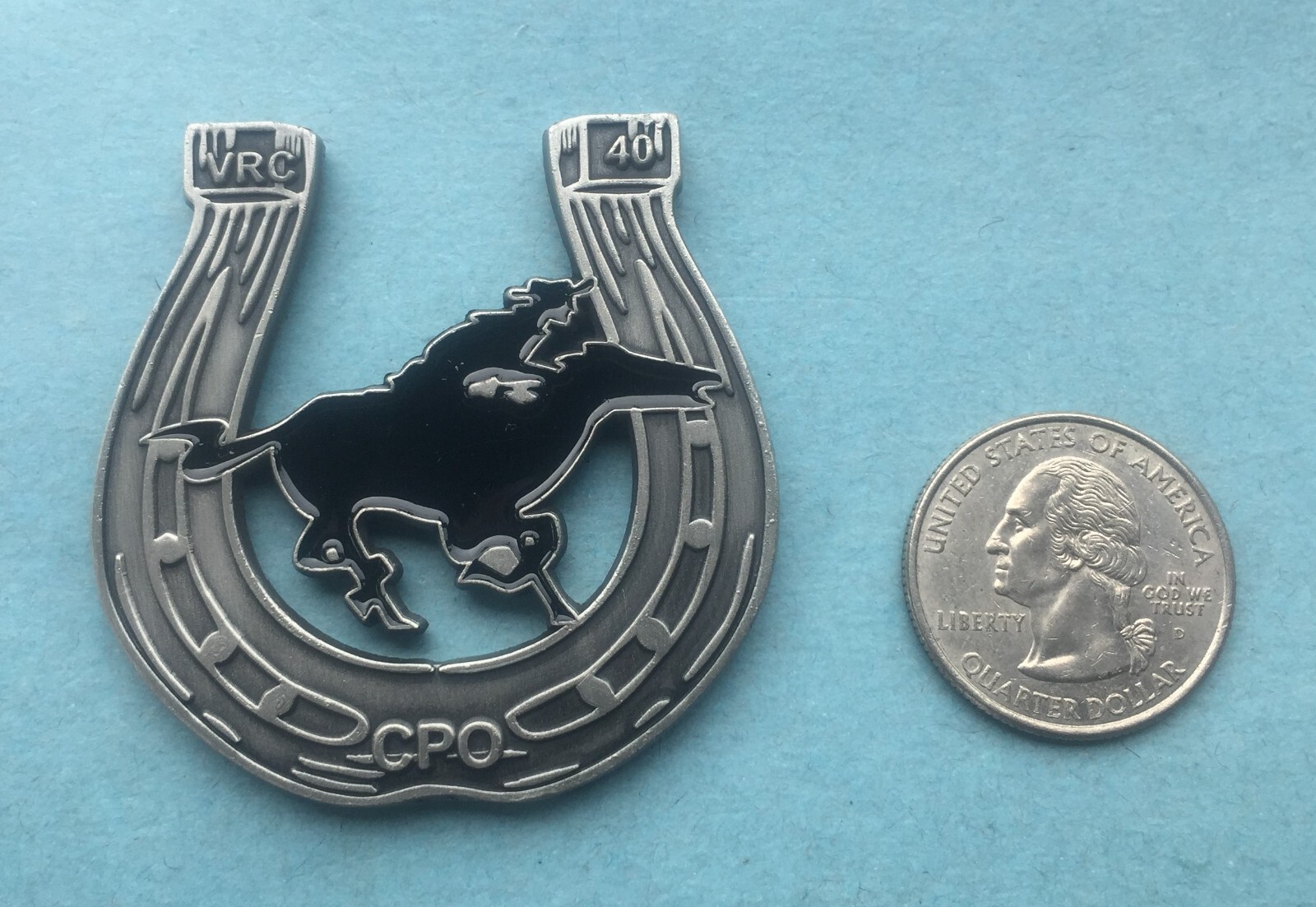 US NAVY CHALLENGE COIN FLEET LOGISTICS SUPPORT SQUADRON 40 (VRC-40) CHIEF / CPO-image