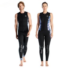 Canotta/pantaloni muta in neoprene premium 3 mm, perfetti per immersioni e surf