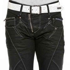 CIPO & BAXX BLACK ZIPP MENS JEANS DENIM ALL SIZES