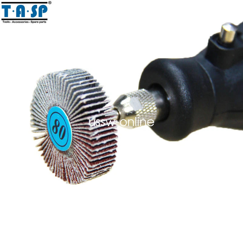 For Dremel Flap Wheel Sanding Disc 9PC 31.5x10x3.17mm Grit 80 - Image 2 of 4