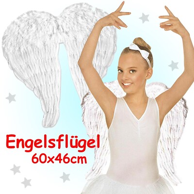 Weihnachts Engel Flügel Ornamente - 16-teiliges Set In Weiß