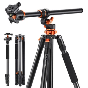 K&F CONCEPT 90" Tripode caméra hors-tête Ultra Haut Horizontal en DSLR/sans mirroir