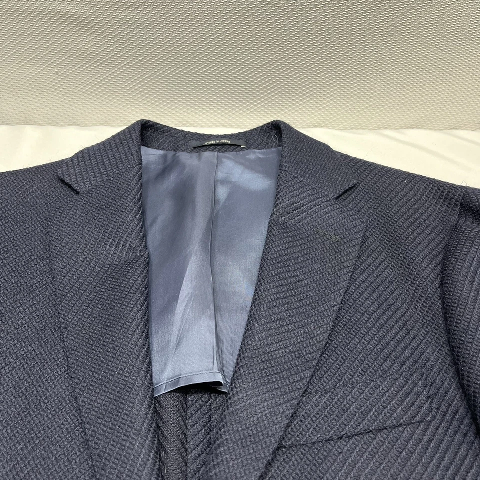 Suitsupply 哈瓦那纯羊毛运动外套西装外套夹克 Luigi Botto 男式 46 码 — 第 4/4 张图片