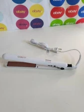 Conair Double Ceramic 1 inch Flat Iron Model CS221N, White