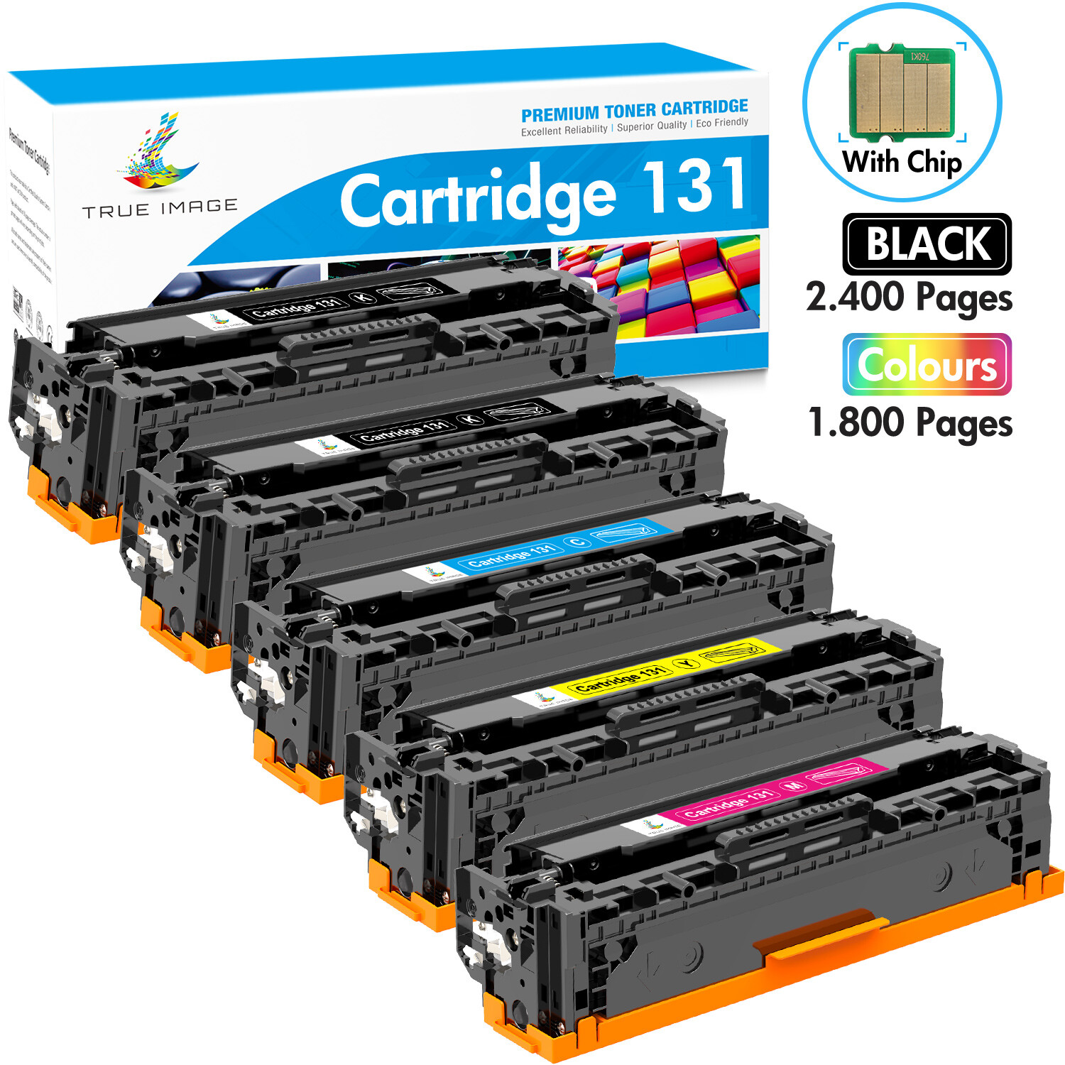 Set 5 Toner Per LBP7110Cw Set Di 5 Cartucce Toner Compatibili Per - Foto 4