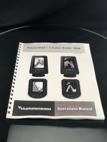 Humminbird Piranha MAX 4 & DI Fishin Buddy MAX & DI Instructions Manual User Gui