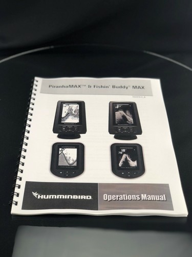 Humminbird Piraña MAX 4 y DI Fishin Buddy MAX & DI Instrucciones Manual de Usuario Gui - Imagen 1 de 5