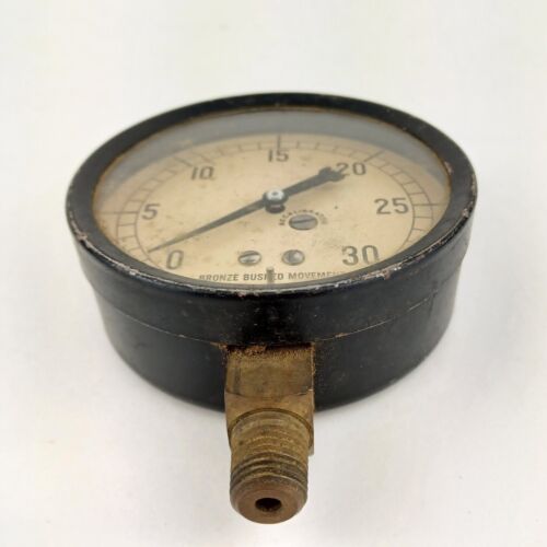 VTG Pressure Gauge Jas. P. Marsh Corporation Skokie ILL Steampunk Art - Picture 2 of 6
