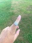 Pre- Owned Vintage Annabella Moissanite Sterling Sliver 9.25 stamped — photo 7