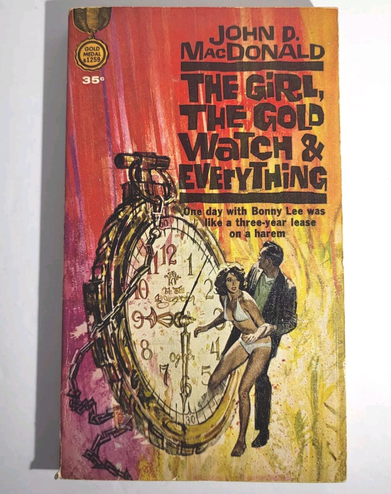 The Girl, The Gold Watch & Everything by John D. MacDonald, 1st Ed PB 1962 [462]