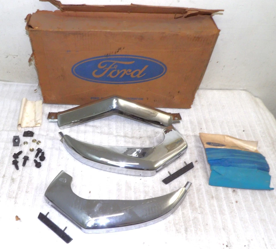 Ford Custom Galaxie 500 LTD 1971 Brougham nuevo accesorio kit de protectores de parachoques delantero Foto 2 de 4